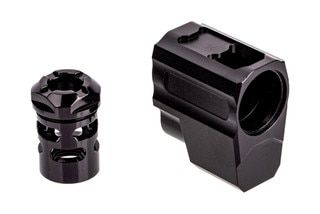 Tyrant Designs SIG P365 T-Comp features a black anodized finish